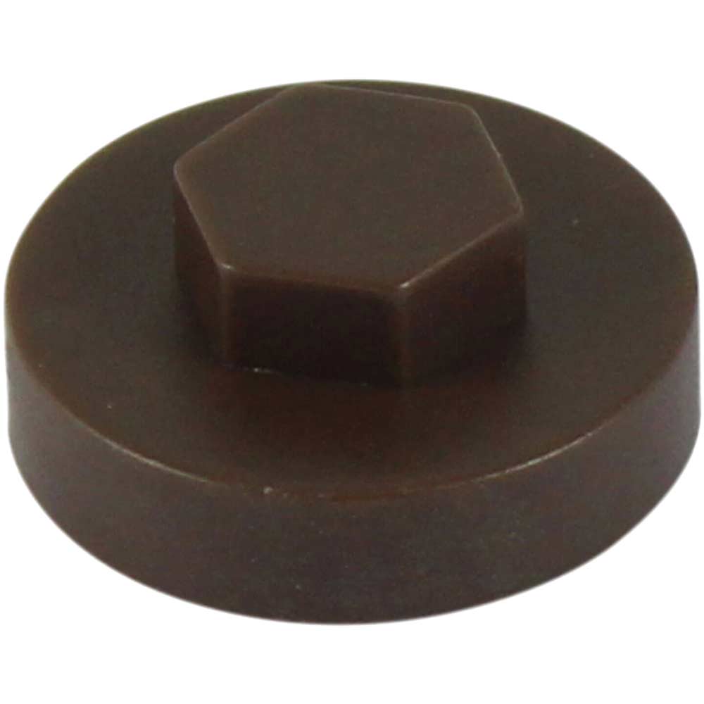 Timco Brown Colour Match Hexagon Screw Cover Cap 5/16" X 19Mm Van Dyke Pack Of 1000 Size 5