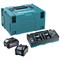 Makita 1911E6-1 40v Max XGT 2 x BL4040F High Output Battery and 110v Twin Charger Kit 
