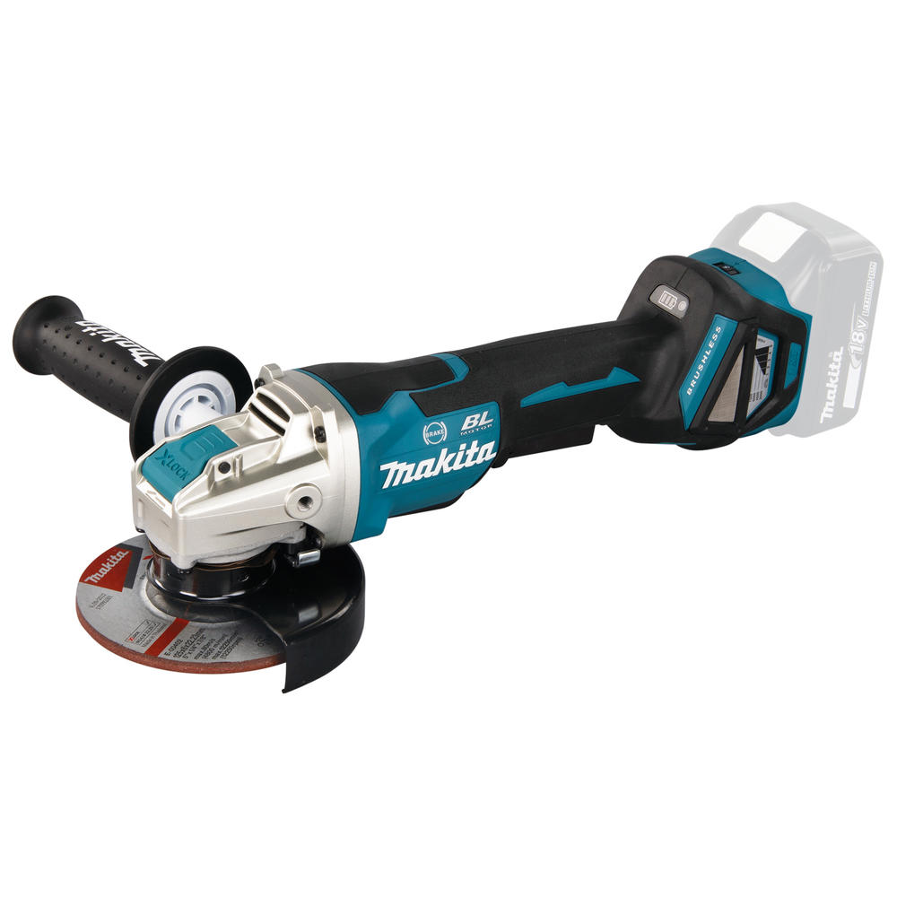 Makita DGA519 18v LXT X-LOCK 125mm (bare)