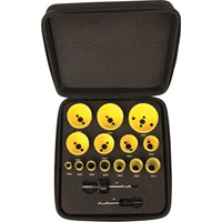 Starrett KFC14021 16 Piece General Purpose Hole Saw Set Starrett KFC14021 16 Piece General Purpose Hole Saw Set