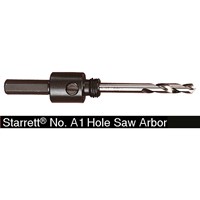 Starrett A1 Arbor 9mm Shank for 14mm - 30mm Hole Saws Starrett A1 Arbor 9mm Shank for 14mm - 30mm Hole Saws