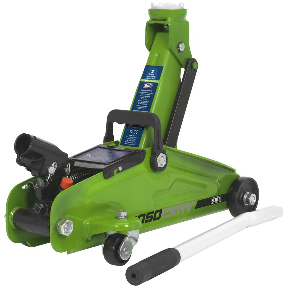 Sealey Short Chassis Hi Vis Trolley Jack