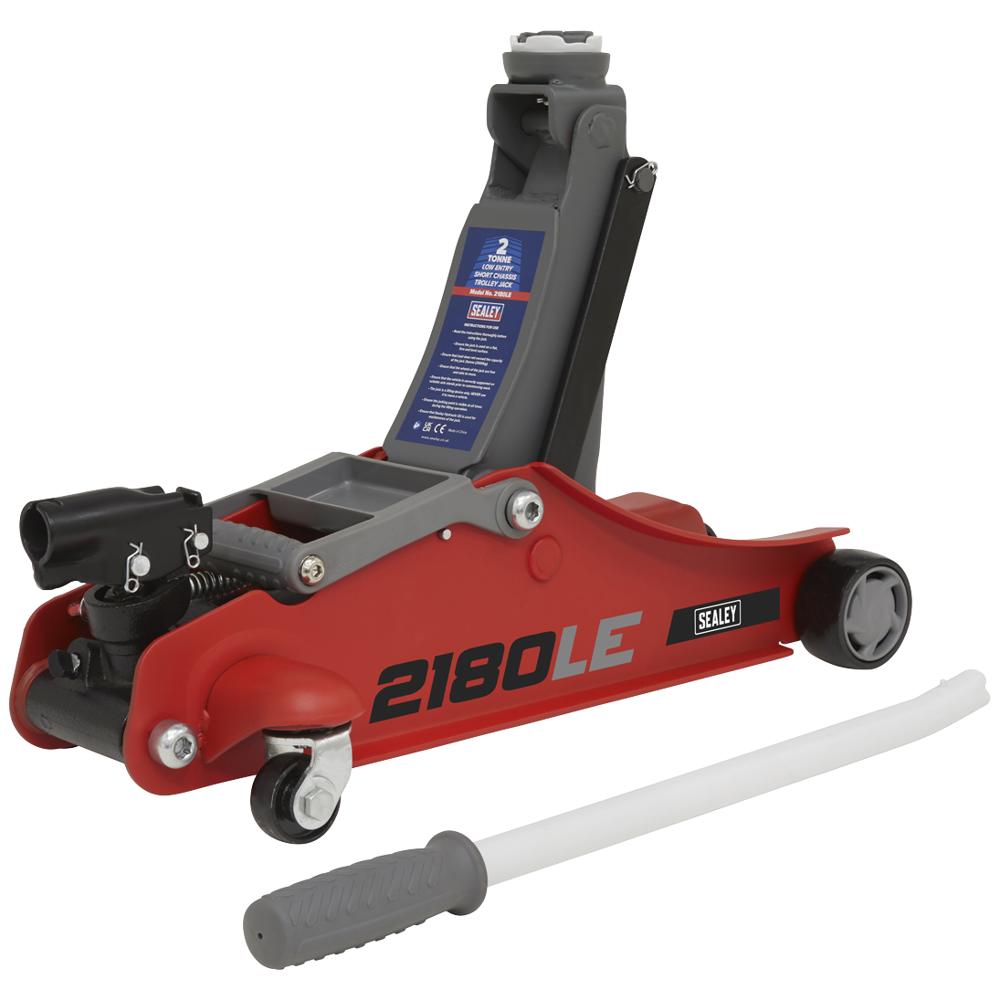 Sealey 2180LE 180 Degree Handle Low Profile Trolley Jack