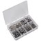 Sealey 160 Piece Stainless Steel O Clip Single Ear Assortment Sealey 160 Piece Stainless Steel O Clip Single Ear Assortment