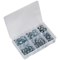 Sealey 140 Piece Zinc Plated O Clip Double Ear Assortment 