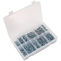 Sealey 600 Piece Countersunk Self Tapping Screw Assortment