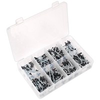 Sealey 200 Piece Black Anodised Rivet Assortment