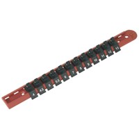 Sealey 1/4" Drive Socket Retaining Rail 12 Clips