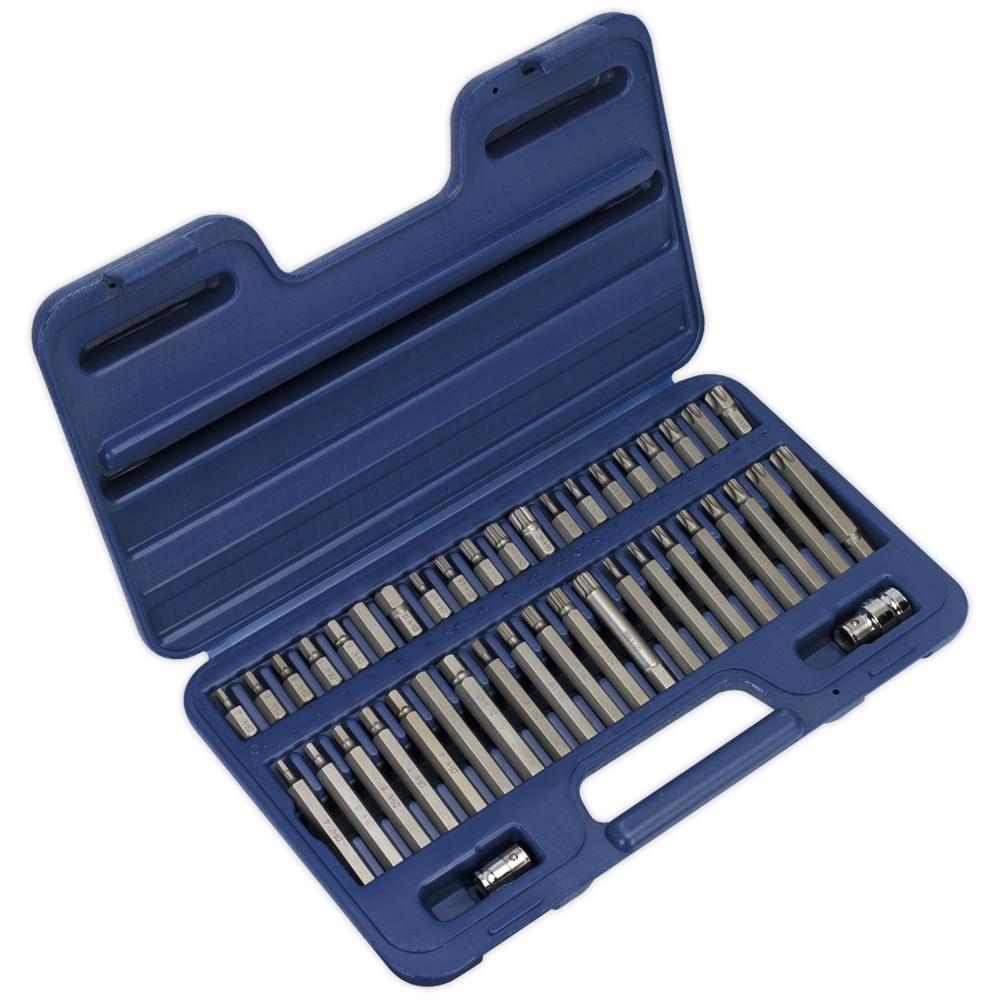 Sealey AK219 42 Piece Torx Spline Hex Bit and Driver Set | Socket Sets