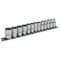 Sealey 13 Piece 1/4" Drive Bi Hexagon WallDrive Socket Set Metric 