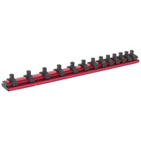 Sealey 1/4" Drive Magnetic Socket Retaining Rail 13 Clips