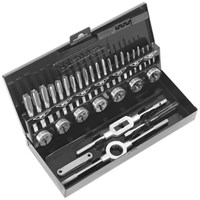 Sealey 32 Piece Metric HSS Tap and Die Set