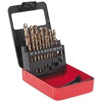 Sealey 19 Piece HSS-Co Drill Bit Set