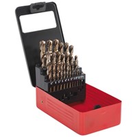 Sealey 25 Piece HSS-Co Drill Bit Set