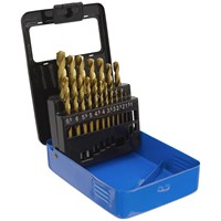 Sealey 19 Piece HSS Titanium Drill Bit Set