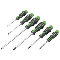 Sealey 6 Piece Slotted and Phillips Hammer Thru Screwdriver Set