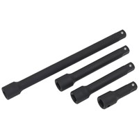 Sealey 4 Piece 1/2" Drive Impact Socket Extension Bar Set