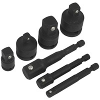 Sealey 7 Piece Impact Socket Adaptor Set