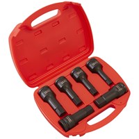 Sealey 6 Piece 3/4" Drive Impact Hexagon Socket Bit Set
