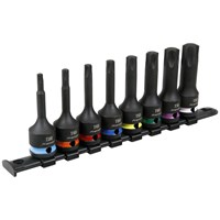 Sealey 8 Piece 1/2" Drive Impact Torx Socket Bit Set