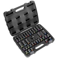 Sealey 36 Piece 3/8" Drive Colour Coded Impact Socket Set