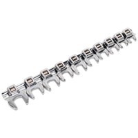 Sealey 10 Piece 3/8" Drive Crow Foot Spanner Set Metric