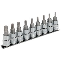 Sealey 9 Piece 3/8" Drive Torx Plus Socket Bit Set