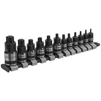 Sealey 12 Piece Black Series Stubby Torx Socket Bit Set