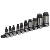 Sealey Premier 10 Piece Combination Drive Hex Socket Bit Set Metric