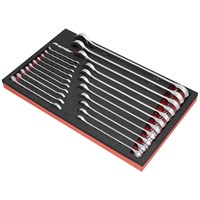 Sealey 21 Piece Combination Spanner Set in Foam Module Tray