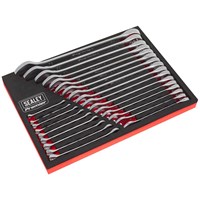 Sealey AK63258 25 Piece Combination Spanner Set Metric