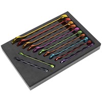 Sealey Premier 12 Piece Colour Coded Combination Spanner Set 