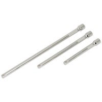 Sealey 3 Piece 1/4" Drive Socket Extension Bar Set