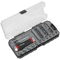 Sealey 38 Piece Fine Tooth Ratchet Screwdriver Accessory Set