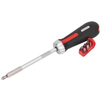 Sealey Platinum Series Fine Tooth Ratchet Screwdriver and 7 Piece Bit Set