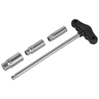 Sealey 3 Piece 3/8" Drive T Handle and Magnetic Spark Plug Socket Set