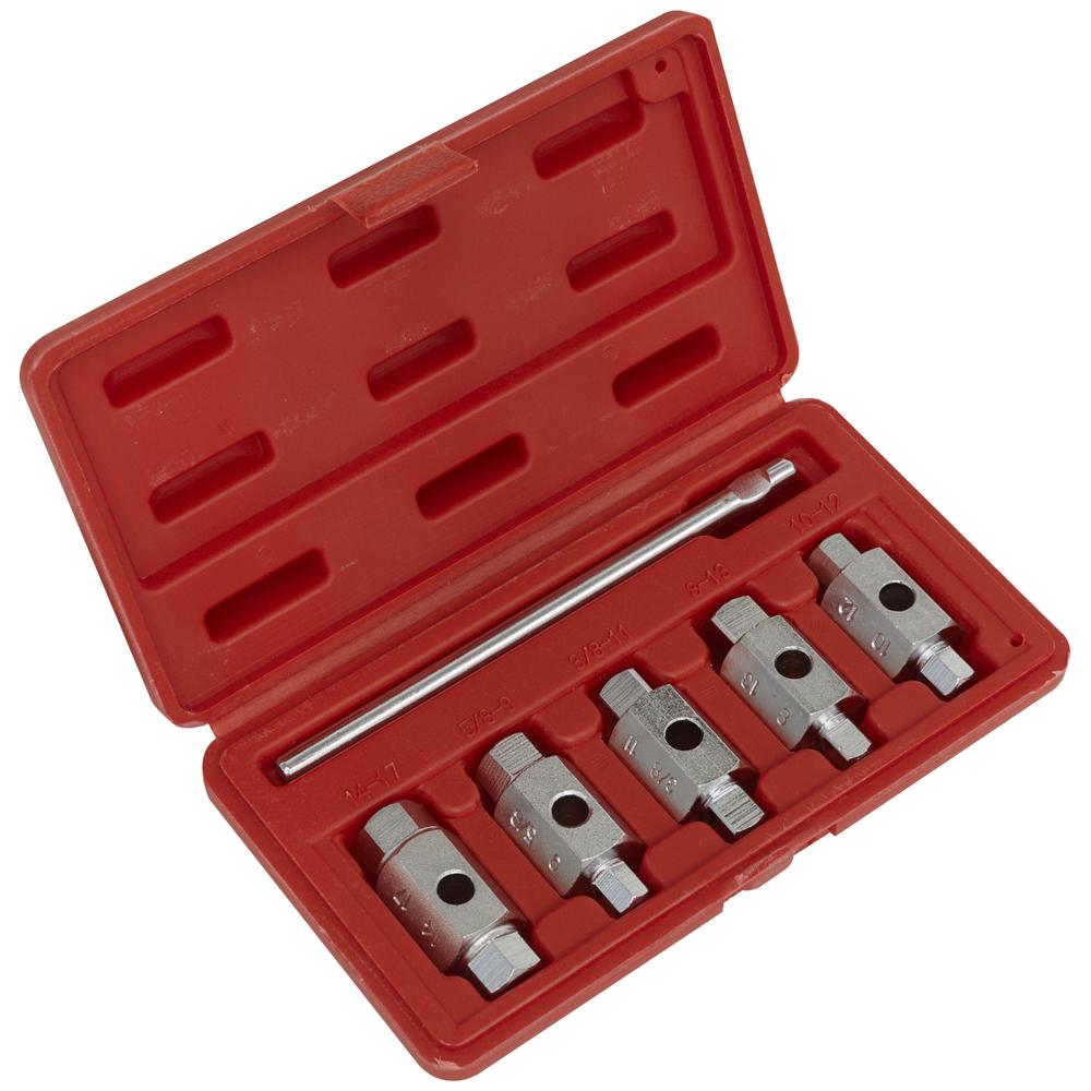 Sealey AK659 6 Piece Drain Key Double Ended Set