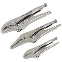 Sealey Premier 3 Piece Locking Pliers Set in Tool Roll 