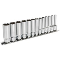 Sealey 13 Piece 1/4" Drive Deep Total Drive Socket Set