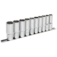 Sealey 10 Piece 1/2" Drive Deep Spline Torx Socket Set