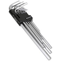 Sealey 9 Piece Extra Long Hexagon Allen Key Set Metric