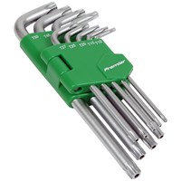 Sealey 9 Piece Long Security Torx Allen Key Set