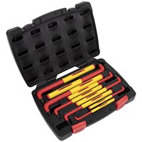 Sealey 9 Piece Extra Long VDE Insulated Torx Allen Key Set