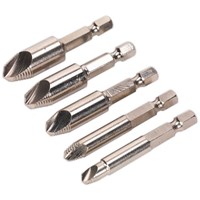 Sealey AK7228 5 Piece HSS Screw and Drill Bit Extractors