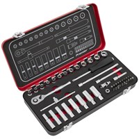 Sealey Premier Platinum Series 49 Piece 1/4" Drive Socket Set
