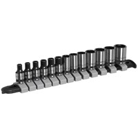 Sealey Black Series 13 Piece 1/4" Drive Hexagon Socket Set