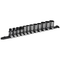 Sealey Black Series 12 Piece 3/8" Drive Hexagon Socket Set