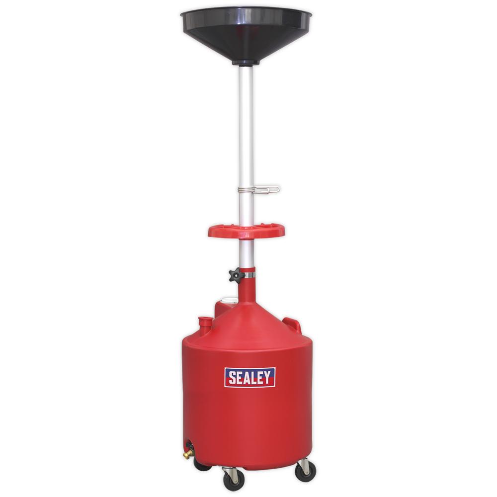 Sealey Mobile Gravity Discharge Oil Drainer