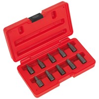 Sealey 10 Piece Multi Spline Screw Extractor Set