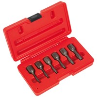Sealey 6 Piece 3/8" Drive Screw Extractor Socket Set